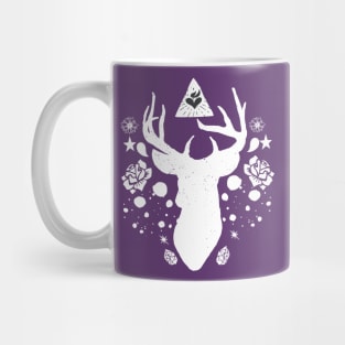 Deer and symbols Mug